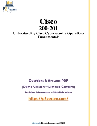 200-201 Questions and Answers pdf dumps