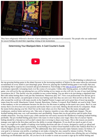 Sports Betting Online - Everything Should Consider!