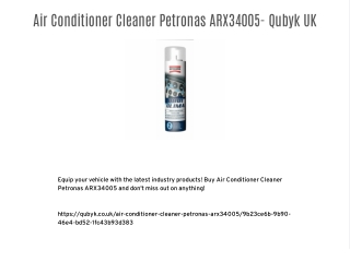 Air Conditioner Cleaner Petronas ARX34005 - Qubyk UK
