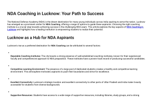 Nda Coaching Lucknow (2)