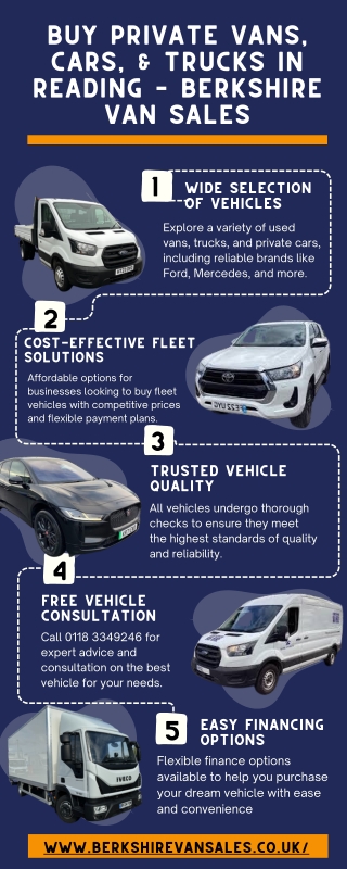 Buy Private van, Car & truck, fleet Reading  Berkshire van sales