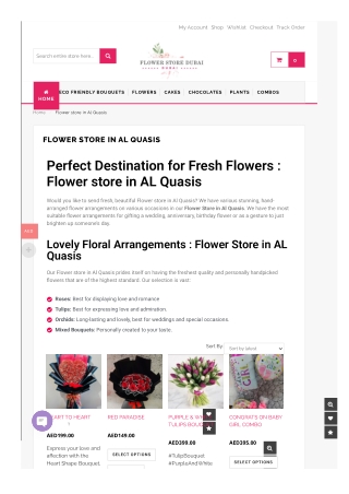 Stunning Flower Arrangements in Al Qusais | Same-Day Delivery Available
