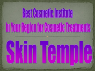 Best Cosmetic Clinic in Your Vicinity