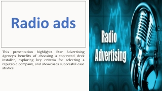 radio ads