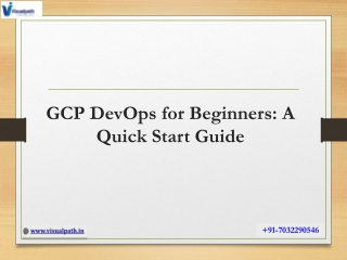 GCP DevOps Certification Course in India - GCP DevOps