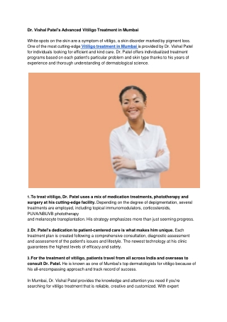 Vitiligo treatment in Mumbai by Dr. Vishal Patel (1)
