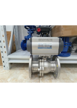 van bi inox điều khiển khí nén