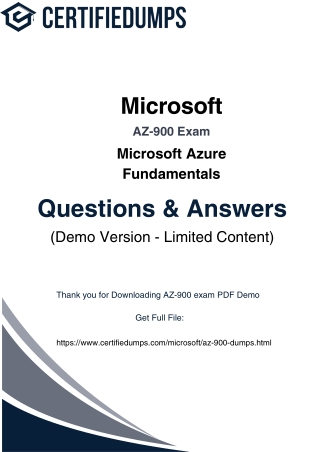Pass AZ-900 in 2025 with Confidence – Updated Dumps, Learning Paths & More