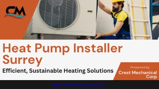 Trusted Heat Pump Installer in Surrey Efficient & Eco-Friendly Heating Solutions