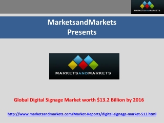 Global Digital Signage Market