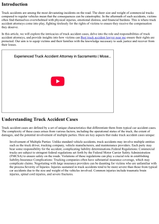 In Pursuit of Fairness: Truck Accident Attorneys Advocating for Victims