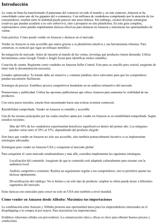 Estrategias creativas para destacar entre los miles de vendedores de Amazon