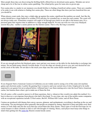 Here's 5 Tips To Stay Longer Within A Casino