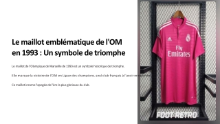 maillot om 1993