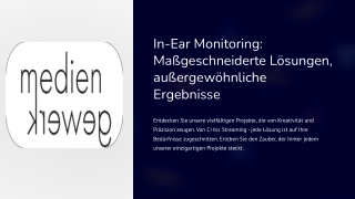 In-Ear-Monitoring