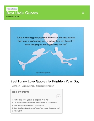 Best Funny Love Quotes to Brighten Your Day