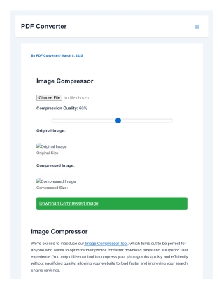 Image Compressor