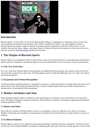 Barstool Sports: A Closer Take A Look At the Hottest Sports Blog
