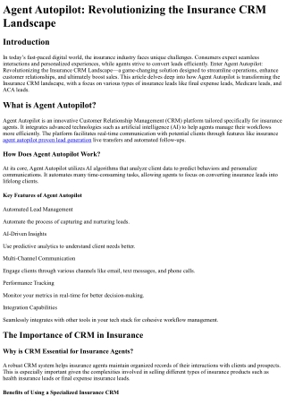 Agent Autopilot Revolutionizing the Insurance CRM Landscape(1)