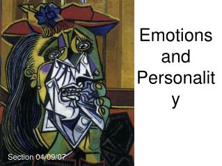 Emotions and Personality