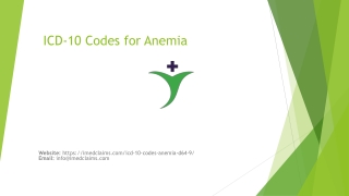 ICD-10 Codes for Anemia