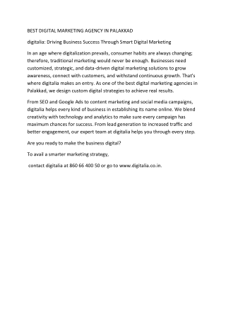 BEST DIGITAL MARKETING AGENCY IN PALAKKA2
