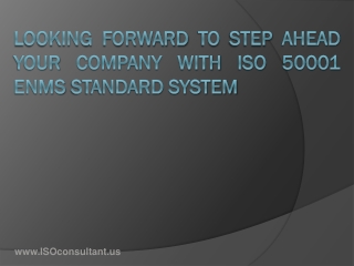 Download ISO 50001 Standard Training Presentation and Requir