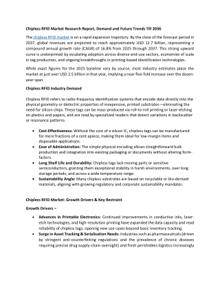 3-Chipless RFID Market