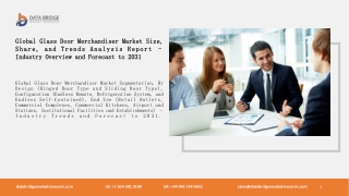 Glass Door Merchandiser Market