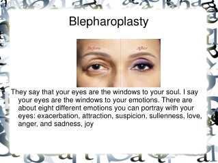 lower blepharoplasty