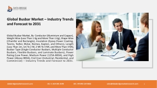 Busbar Market