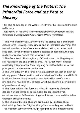 The_Knowledge_of_the_Waters_The_Primordial_Force_and_the_Path_to_Mastery