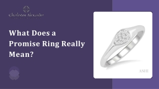 What Does a Promise Ring Really Mean?