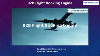B2B Flight Booking Engine