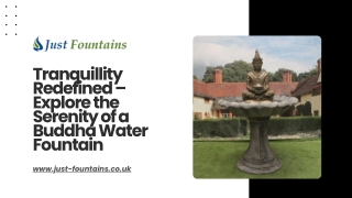 Tranquillity Redefined – Explore the Serenity of a Buddha Water Fountain