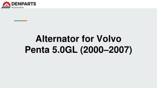 Volvo Penta 5.0GL Inboard Alternator