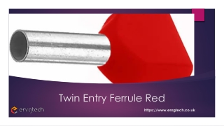 Shop Vogt-470308D Twin Entry Ferrule Red | Secure Dual-Wire Connection | Order f