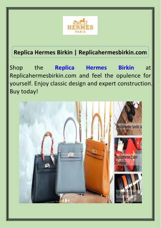 Replica Hermes Birkin Replicahermesbirkin.com