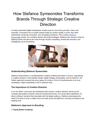 How Stefanos Symeonides Transforms Brands Through Strategic Creative Direction (1)