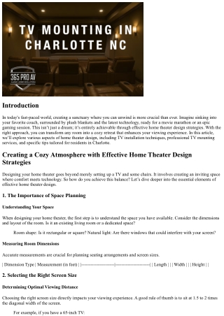 Creating a Cozy Atmosphere with Effective Home Theater Design Strategies