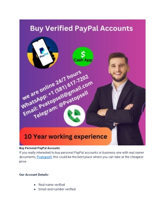 What is a step-by-step guide to buying verified PayPal ...