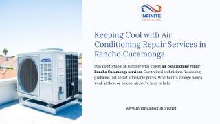 Beat the Heat Your Guide to AC Repair in Rancho Cucamonga
