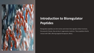 bioregular peptides