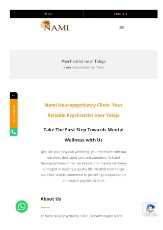 Psychiatrist Near Taloja for Epilepsy, Anxiety, Sleeping Problems, and Alzheimer