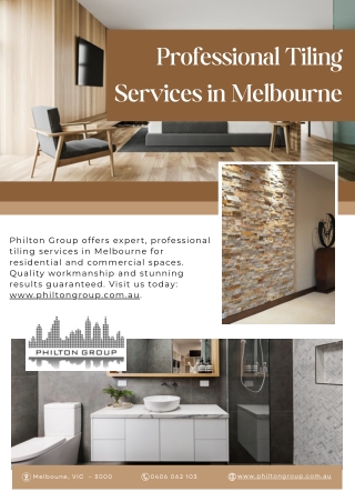 Professional Tiling Services in Melbourne - philtongroup.com.au