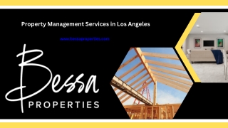 Property Management Services in Los Angeles - bessaproperties.com
