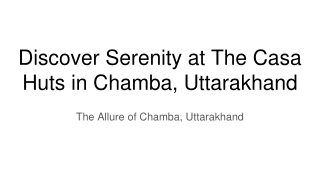 Discover Serenity