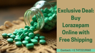 Exclusive Deal Buy Lorazepam Online with Free Shipping