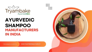 Best Ayurvedic Shampoo Manufacturers In India