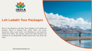 Leh Ladakh Tour Packages